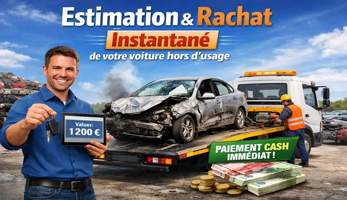 Estimation et rachat instantané de votre voiture hors d’usage