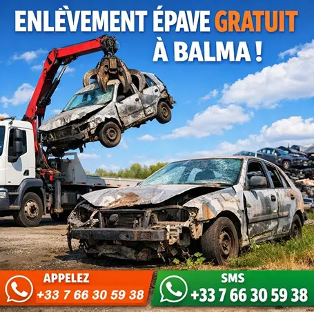 enlèvement épave gratuit Balma