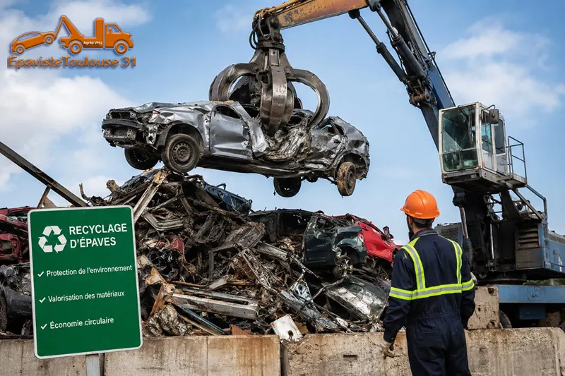 recyclage d'épave à Toulouse