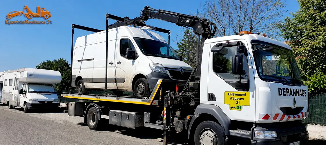 Utilitaires, fourgons et camping-cars - l’enlèvement des véhicules lourds et encombrants dans le 31